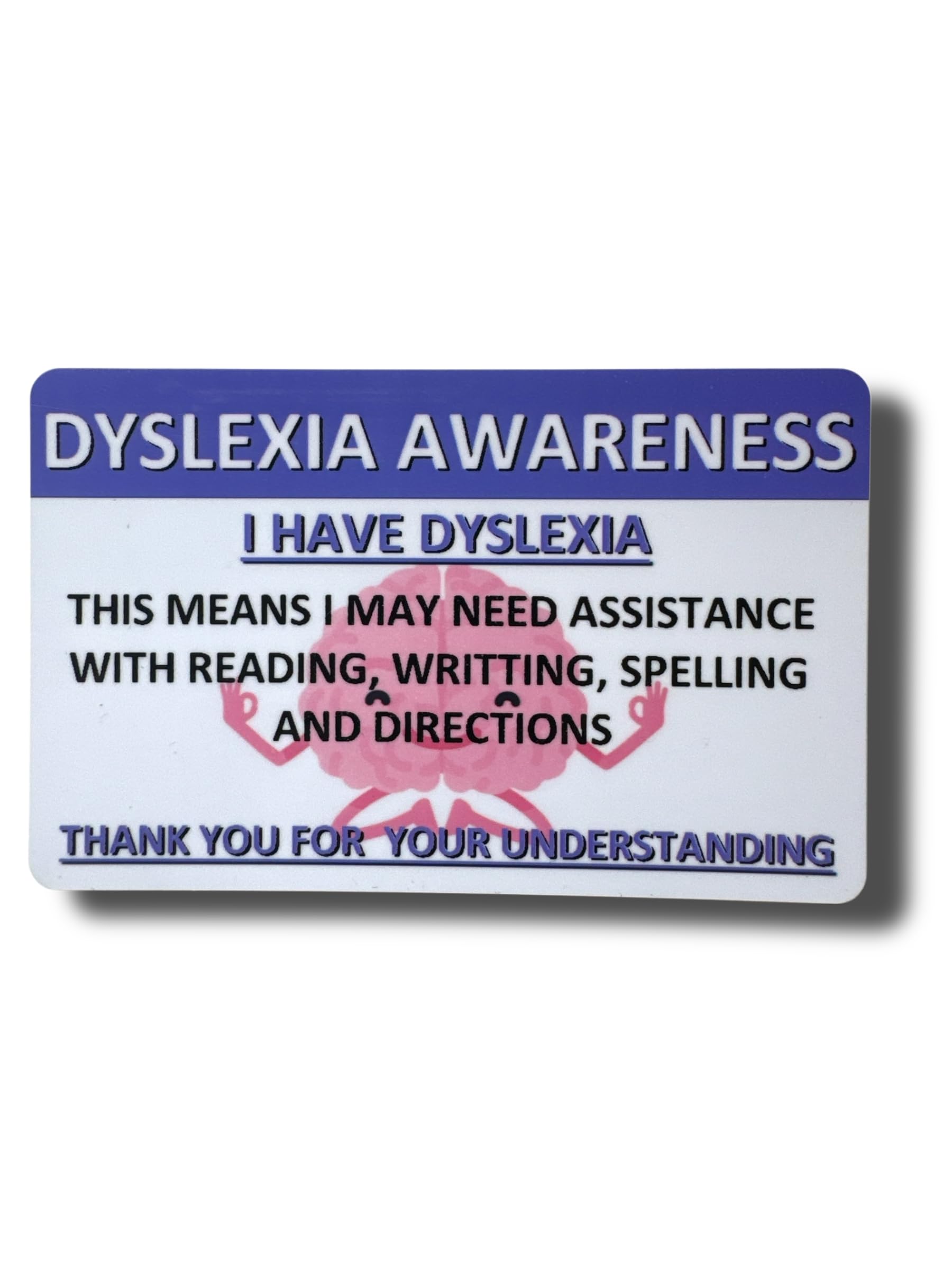 Medical Awareness Information Card (Dyslexia) — image 1