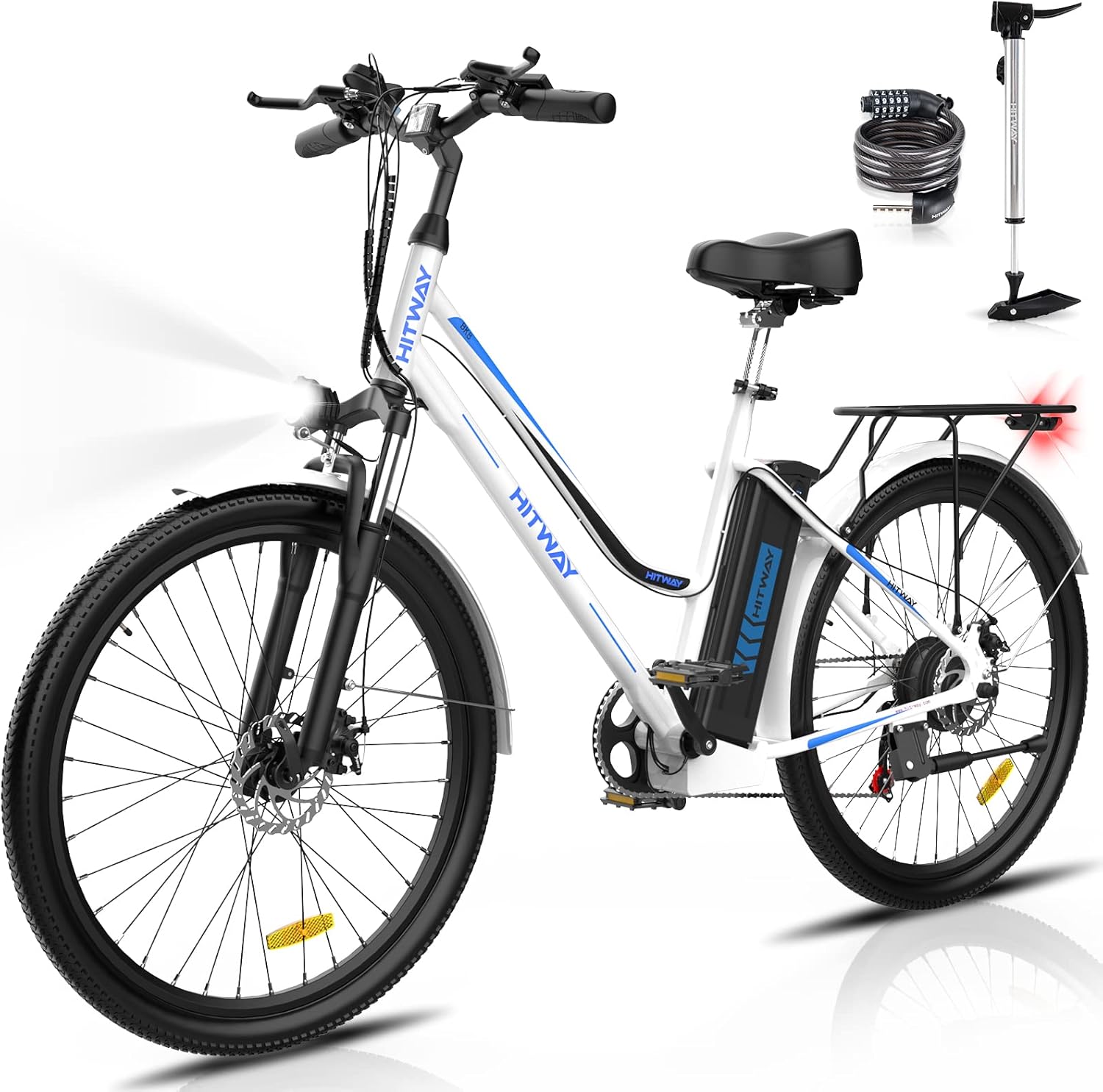 HITWAY Electric Bike, 26 inch E-bike Electric city bike