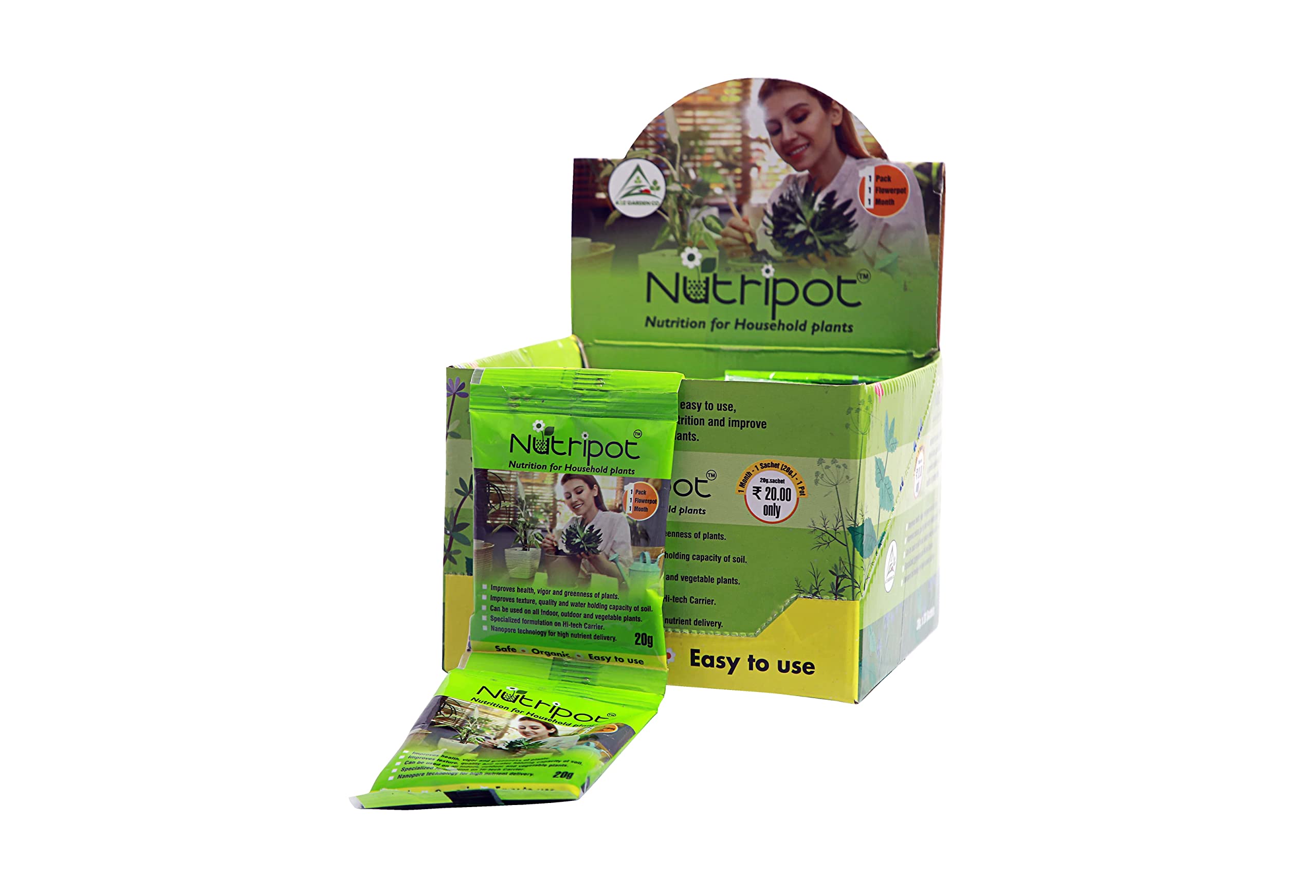 Nutripot Granule Soil Based Growth Booster for Potted Plants 20GX30 (B0BMQ7QK6B) Amazon Price History, Amazon Price Tracker