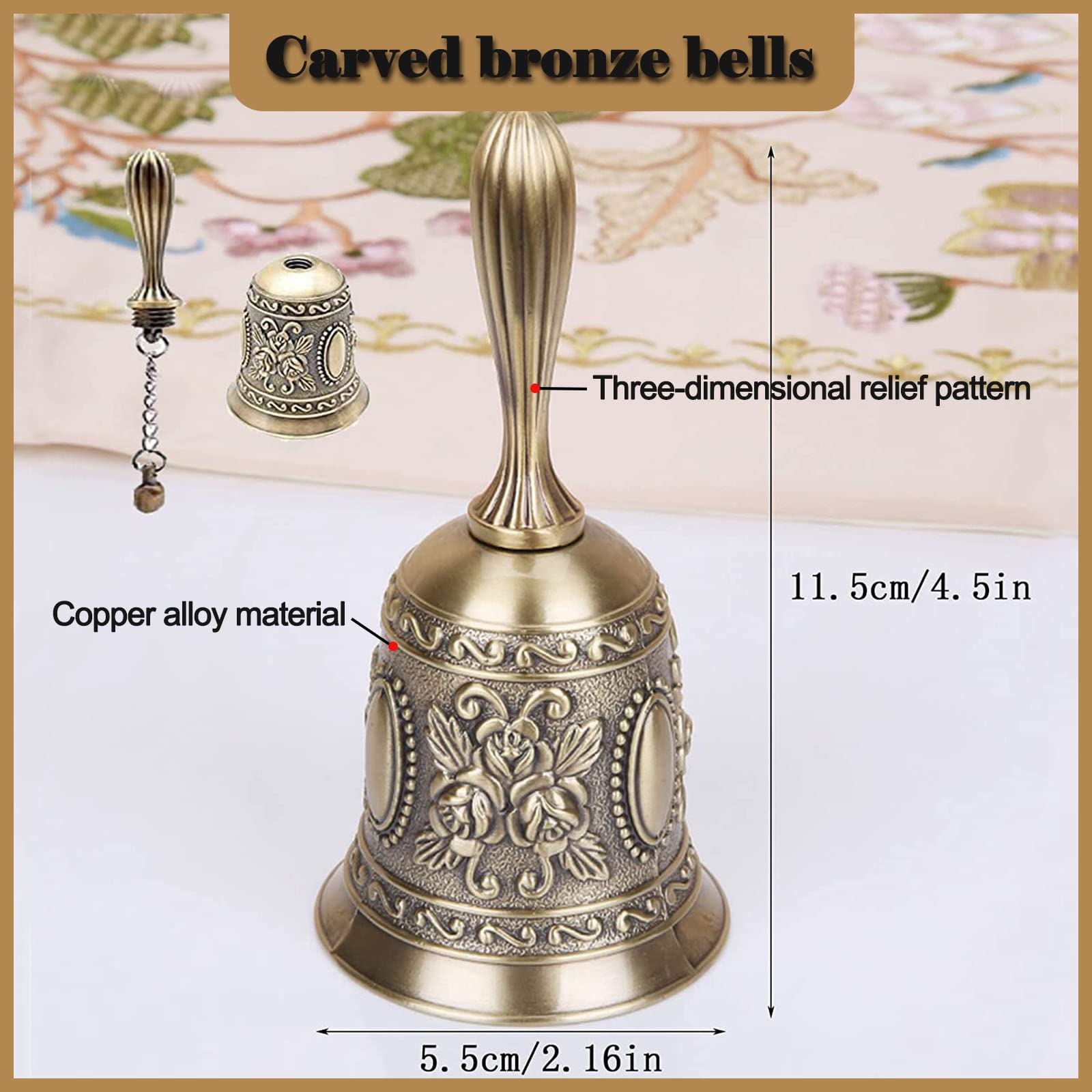 Campanella Call Bell Con Sorriso - Acciaio Inox Per Hotel, Ristoranti, Eventi