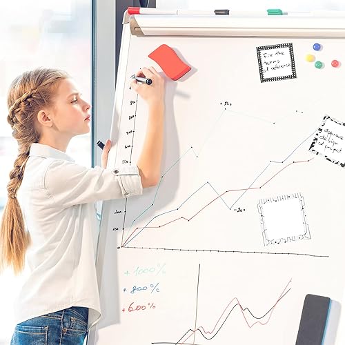 Miniatura 6 de Paquete de 10 notas adhesivas de 3 x 3 pulgadas, 500 hojas de notas adhesivas fáciles para recordatorio, estudio, planificación, suministros de