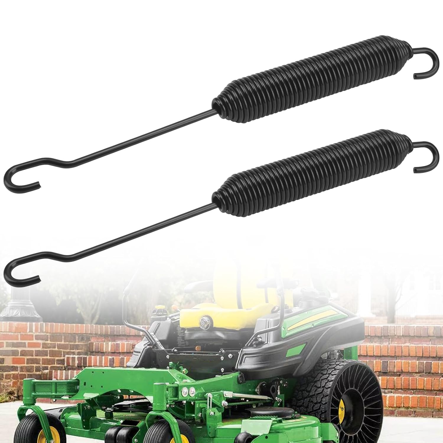 2 Pack TCA22763 Deck Belt Extension Spring Compatible with Jo-hn Deere Mowers Z920M Z925M Z915B Z915E Z930M Z945M Z950M Z950R Z960R Z970R