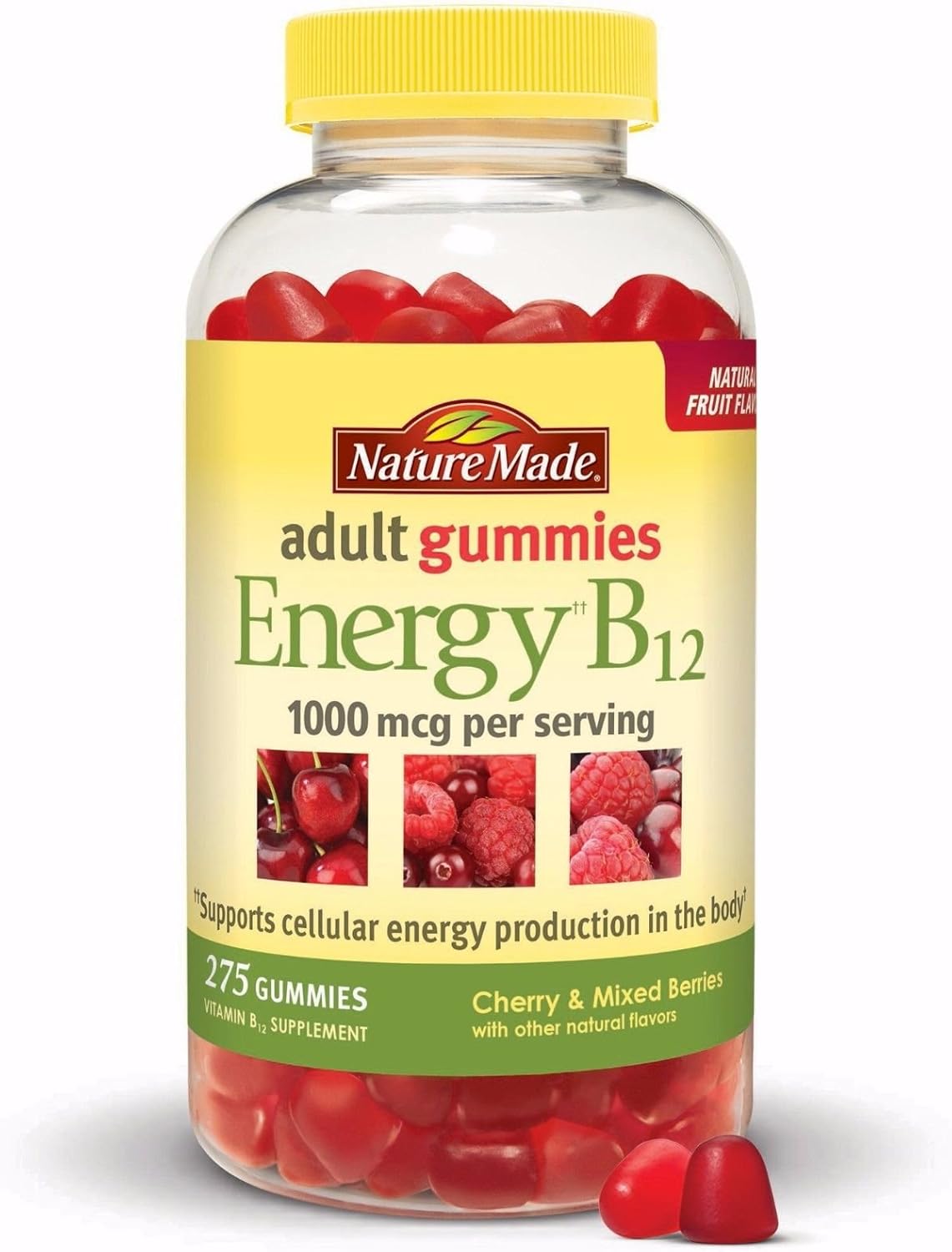 Nature Made B12 Energy Gummies 80 Count, (Pack of 2), flavor may vary.
