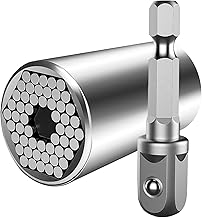 HO-SFSM Universal Nut Socket Wrench Wrench 7-19mm Multifunctional Hand Tools Drill Adapter Repair Tools Gifts for Men