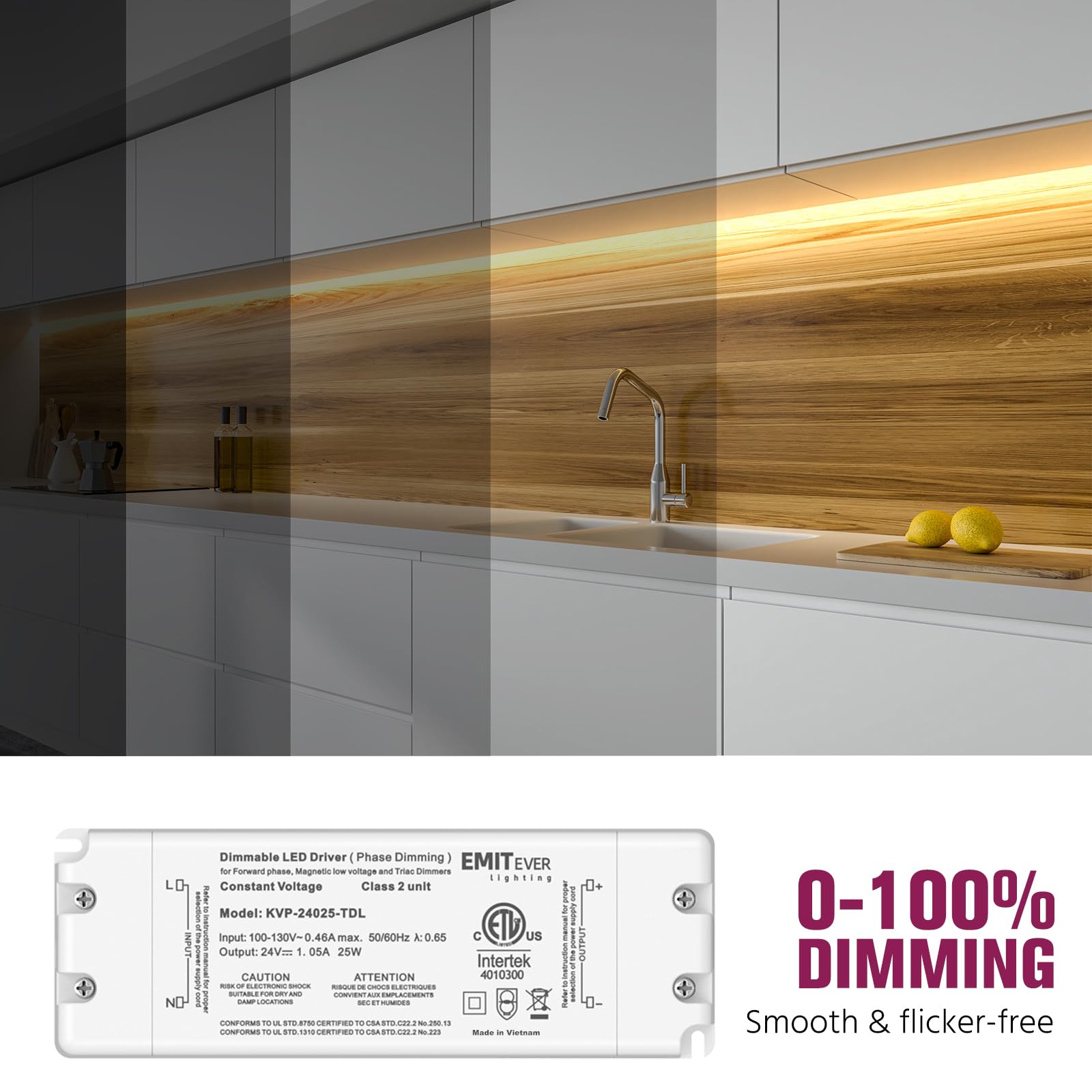 EMITEVER Triac Dimmable LED Driver - 24V 25W -4 EMITEVER Triac Dimmable LED Driver - 24V 25W -4
