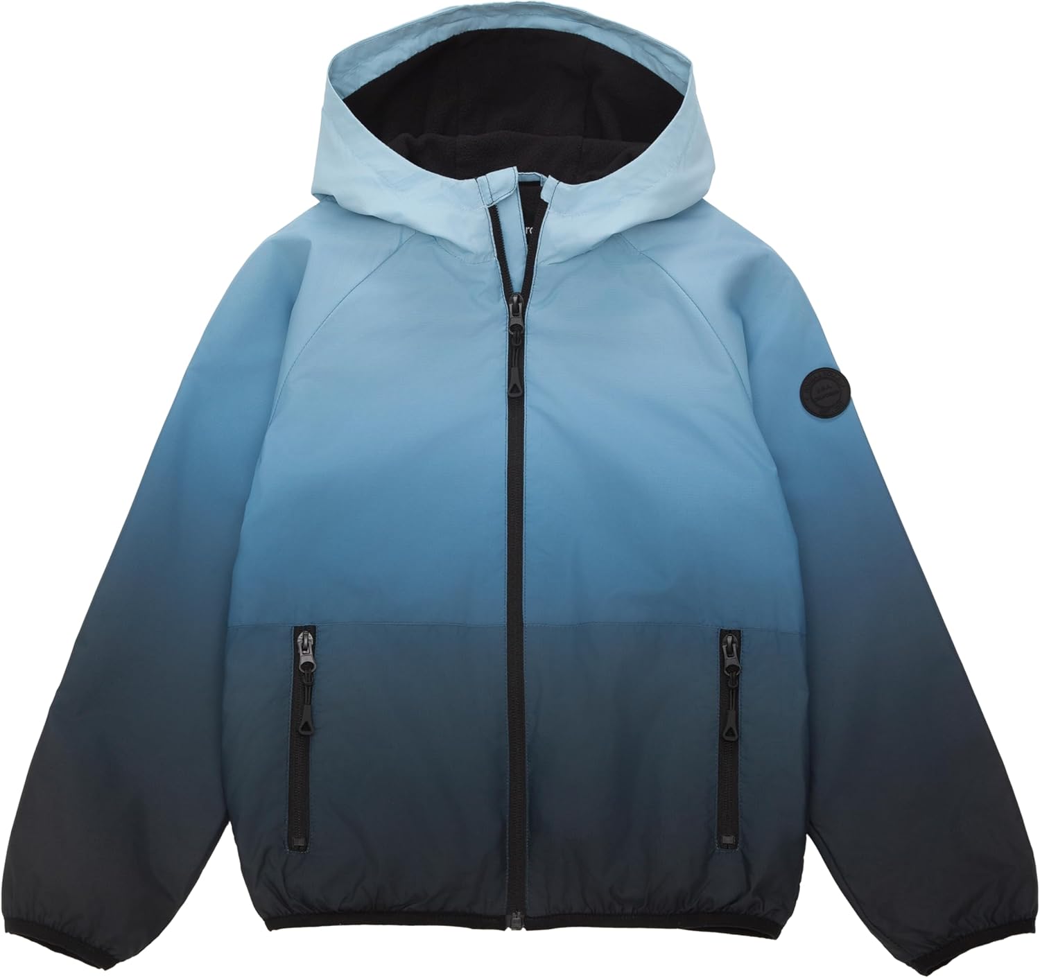 Rokka&Rolla Boys' Fleece Lined Windbreaker Ripstop Water-Resistant Transitional Jacket
