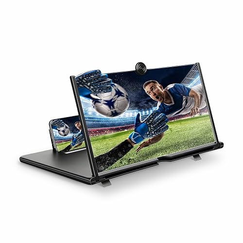 for 18" Mobile Phone Screen Magnifier 3D HD Projector Screen