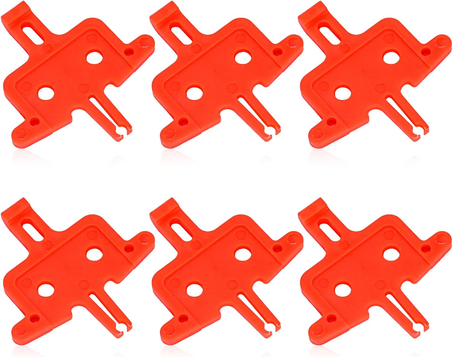 Bike Disc Brake Spacer, 6PCS Mountain Bike Brake Pads Bicycle Hydraulic Disc Pad Spreader Repair Instert Tools for MTB, Road Bikes