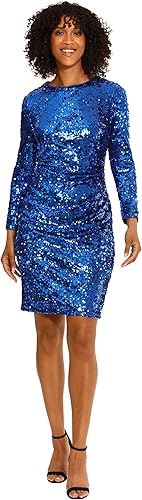Maggy London Women's Dresses Holiday Sequin Dress Event Occasion Cocktail Party 