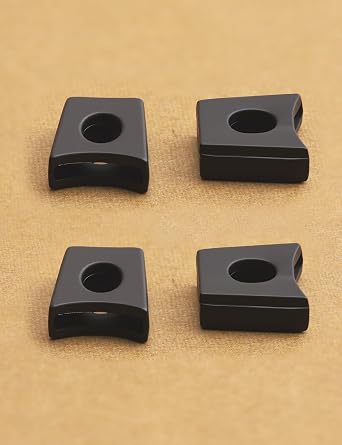 2 Pairs Black Replacement Nose Bridge Flex Couplers Spare Parts for Oakley Juliet/Mars/X Metal XX