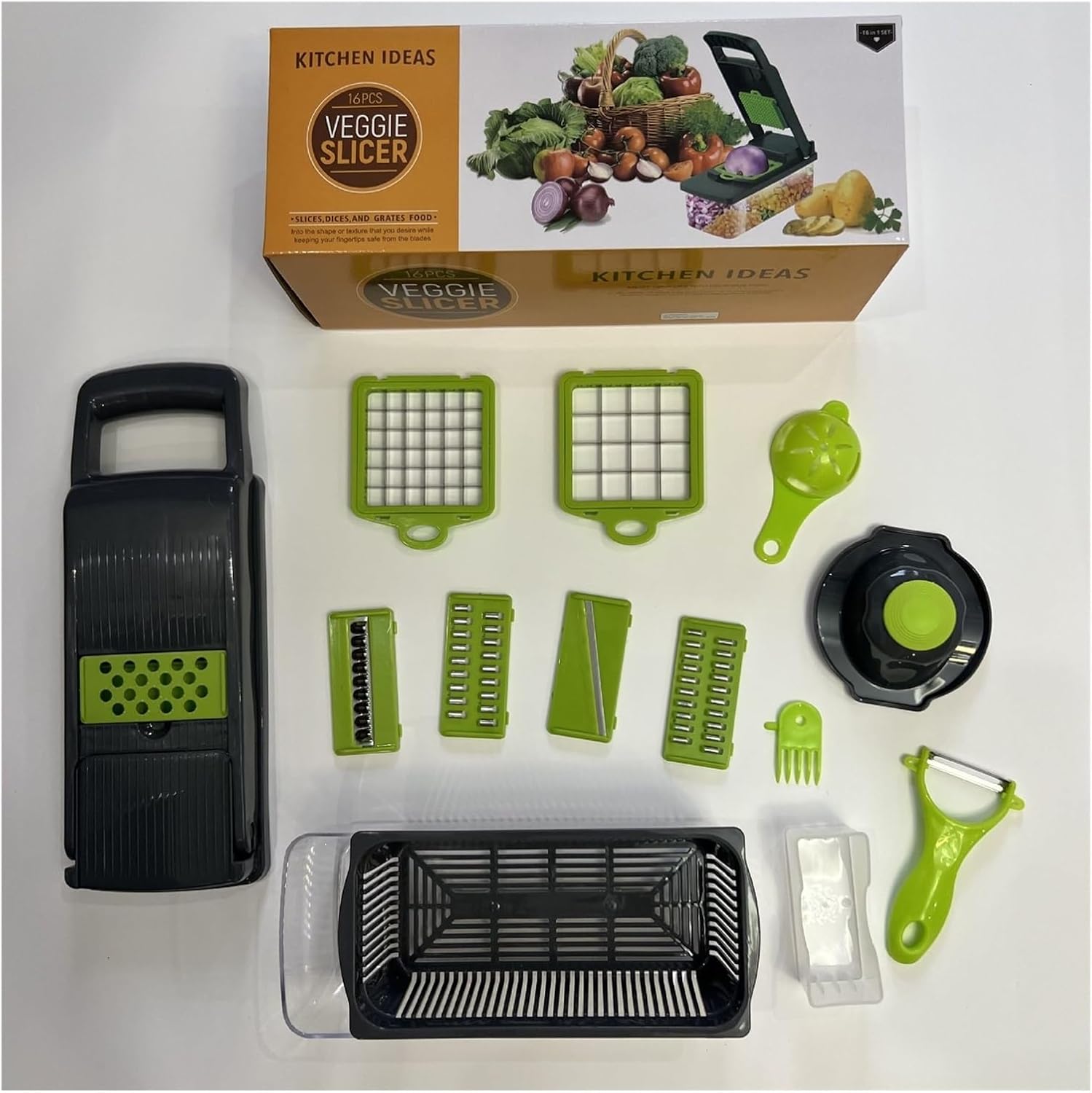 Mandoline Slicer Veggie Food Chopper Vegetable Cutter Tomato Carrot Grater Cheese French Onion Shredders Kitchen Tool