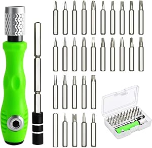 32 in 1 Precision Screwdriver Set with Portable Storage Box for Computer, Phone, Tablet, Watch, Eyeglasses