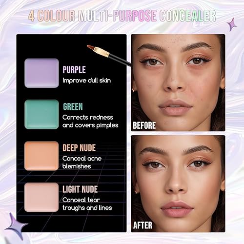 Miniatura 5 de Color Nymph Conjunto de maquillaje todo en uno para niñas de cualquier edad, kits de maquillaje para adolescentes para principiantes con estuche