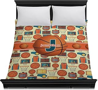 RNK Shops Personalized Basketball Duvet Cover - Full/Queen