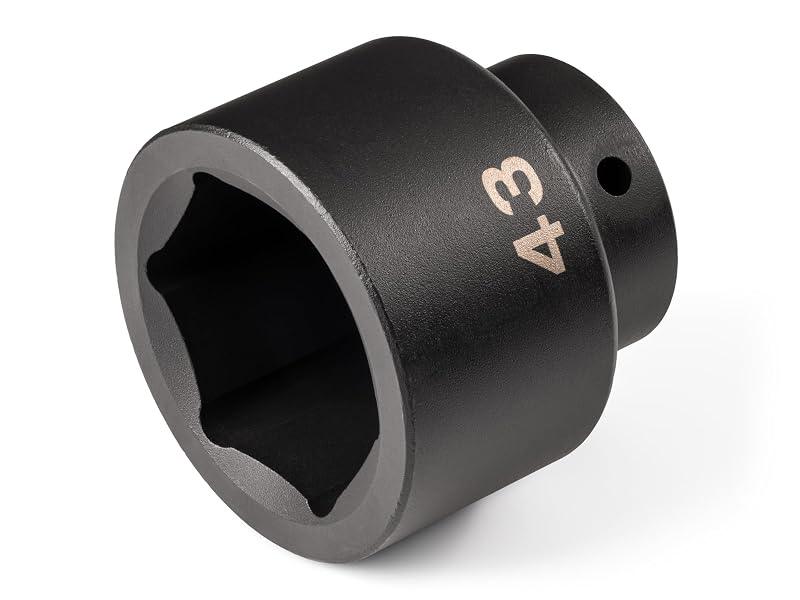 Soquete de Impacto TEKTON com Encaixe de 12,7 mm (1/2 pol.), 43 mm, Curto, 6 Pontos SID22143