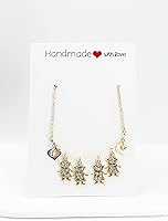 Vista 26 de SIFRIMANIA Personalized Children's Charm Choker Necklace, Boys or Girls Customizable Pendants, Growing Family Jewelry for Women