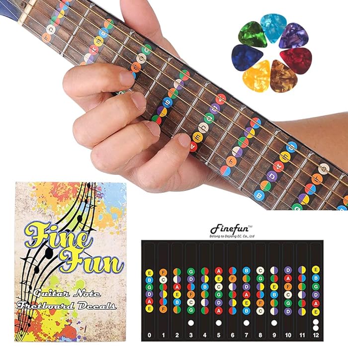 Buy Guitar Fretboard Stickers,Guitar Fretboard Note Decals Fingerboard