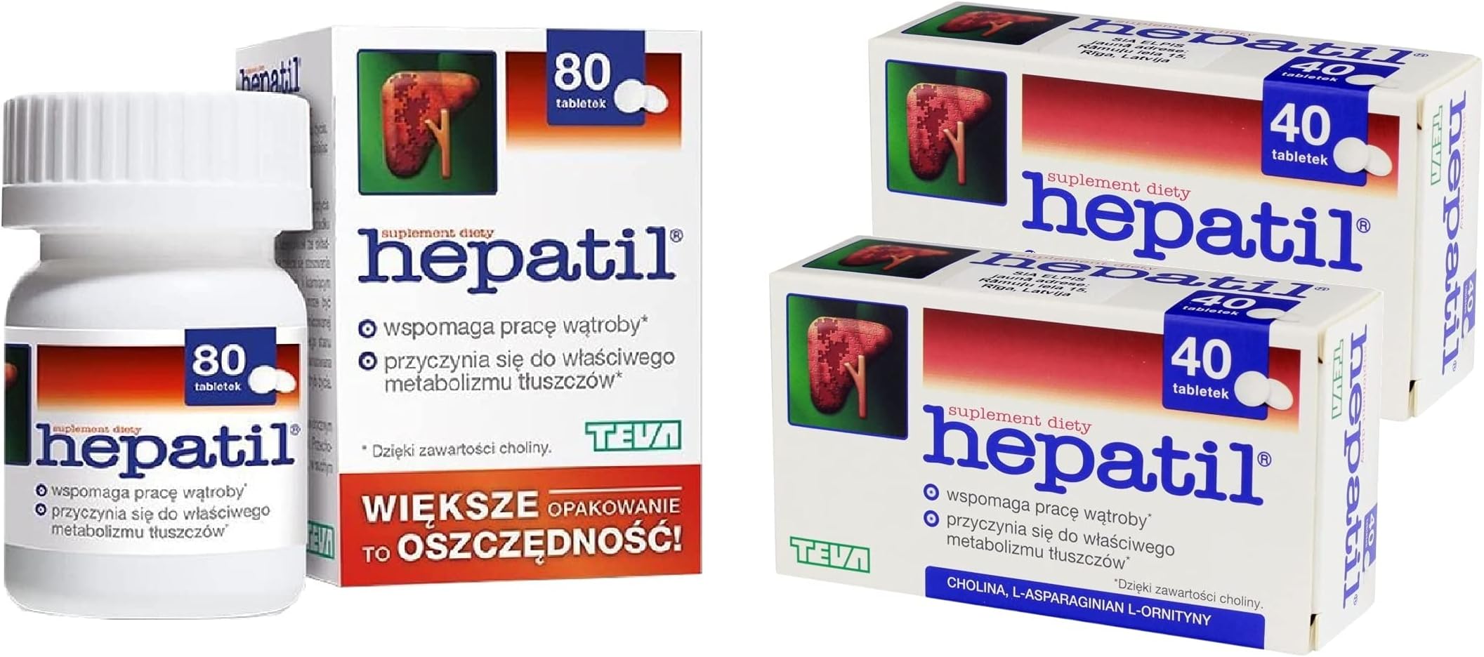 HEPATIL - 80 capsules is assisting the correct functioning of the liver - Liver Detox Cleanse Regeneration Health Support