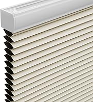 Vista 6 de MYshade Persianas celulares de tamaño personalizado, persianas opacas sin cordones para dormitorio, baño, sala de estar, control de luz, persianas