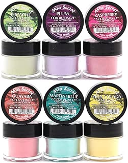 Mia Secret -Color Punch Collection Nail Acrylic Powder set of 6 - coolthings.us