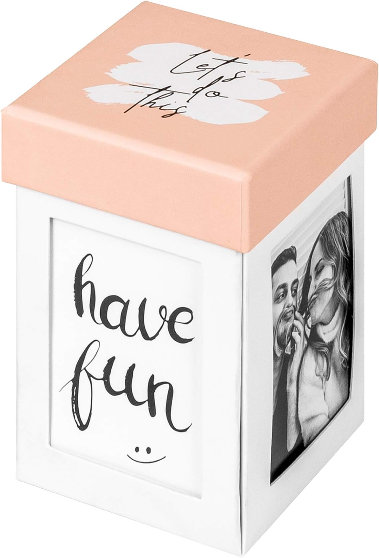 Walther design Explosion Box, White, 8,5 x 8,5 x 13,5 cm