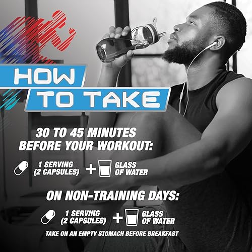 Miniatura 9 de Suplemento de óxido nítrico extra fuerte L Arginina 1300 mg - Malato de citrulina, AAKG, beta alanina - Para crear masa muscular sin refuerzo, te da