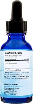 Fisetin 100 mg, 4 Oz Liquid, 200 Servings, Made in USA, Quick Absorption, Quality Potent Ingredients, Third-Party Tested, Non-GMO, GMP Certified, Cruelty Free Products