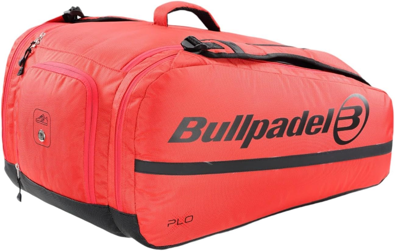 BULLPADEL Padel Racket Bag BPP-25022 XPLO | Premium Bolso with Thermo Compartments | Fits 4 Padel Rackets & Shoes | Ventilated Storage | Durable Polyester 1680D | Martín Di Nenno Signature