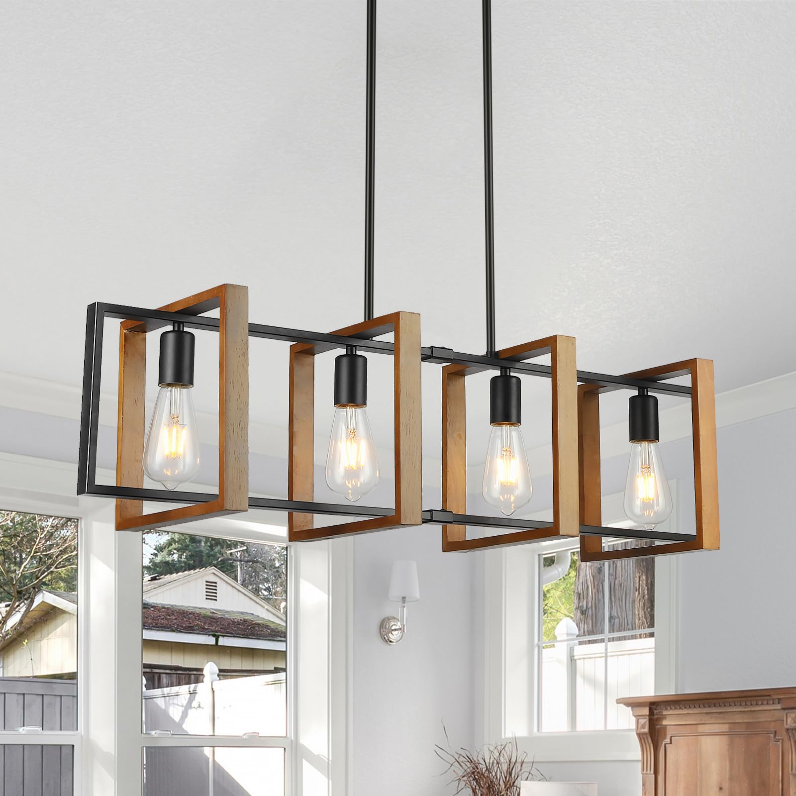 Lampadario Biliardo E27 Illuminazione A Sospensione Paralume in Vetro 3 Luci Plafoniera Industriale Metallo Lampada in Ferro Nero Soggiorno Corridoio Camera Da Letto Club Biliardo Apparecchio