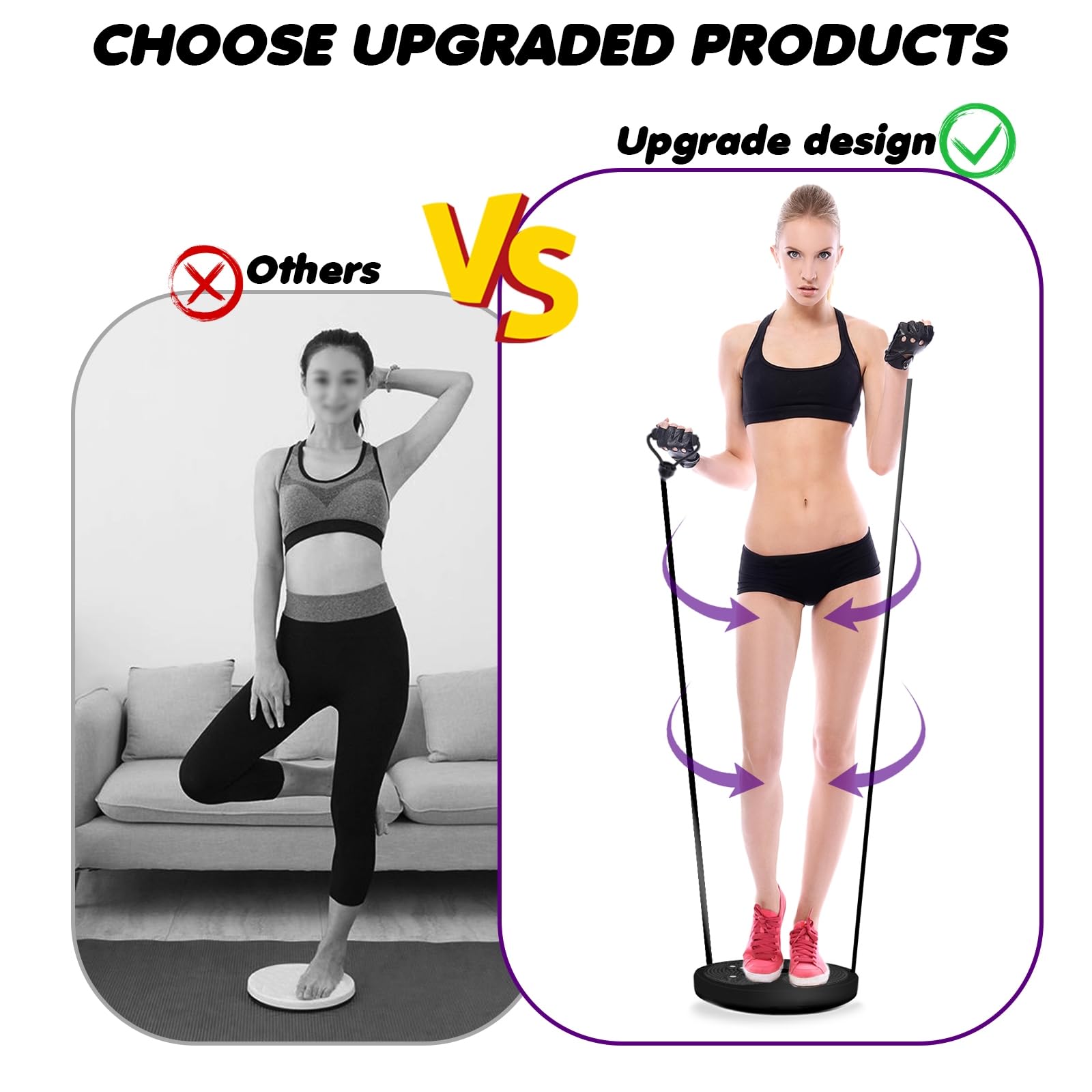 Disco Per Twisting Vita DONGTATA - Attrezzo Per Dimagrimento E Tonificazione Con Massaggio Piedi - Foto 7