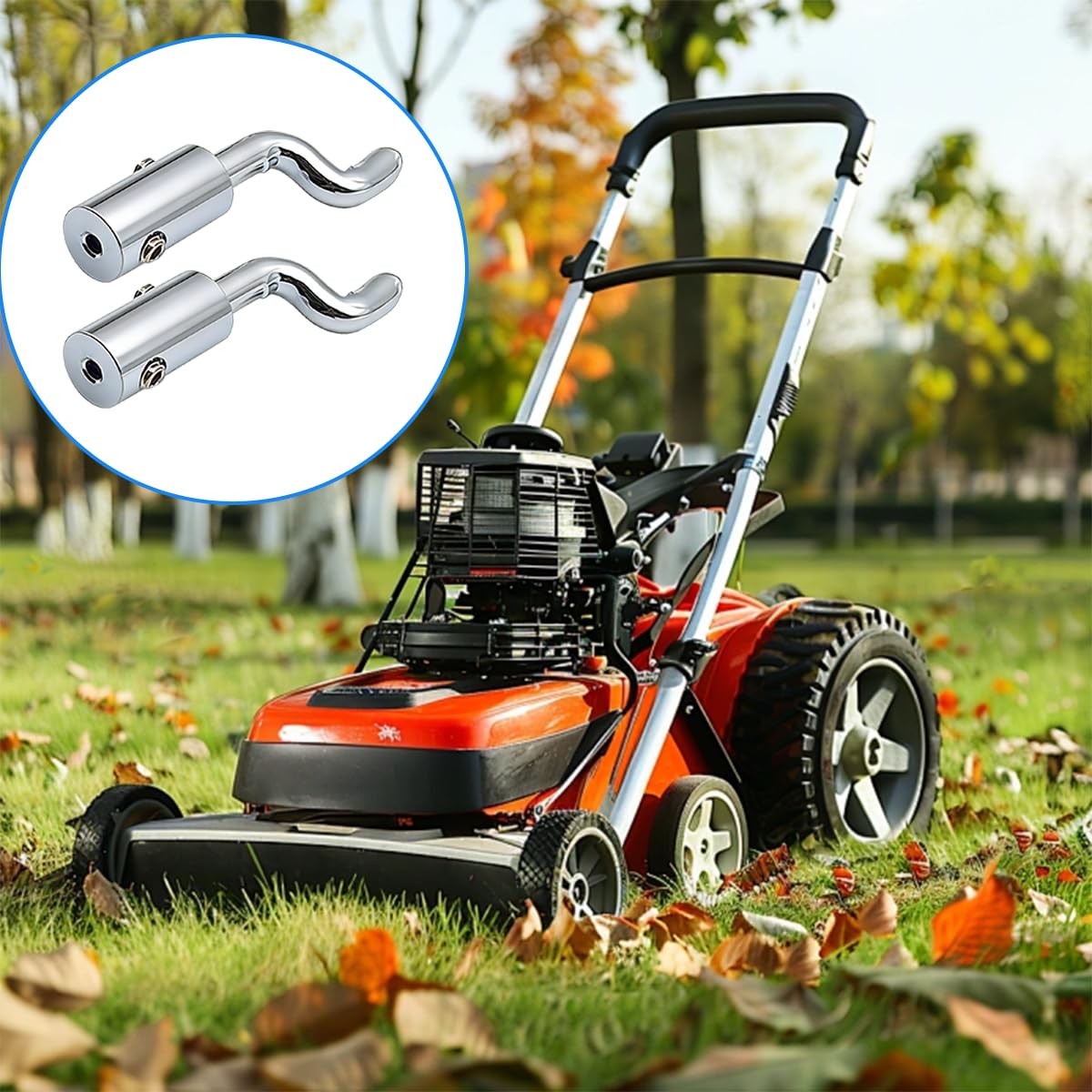 2 Piezas Terminal de Cable Bowden en Forma Z para Acelerador de Cortacésped, Tornillo Prisionero para Cable de Gas y Carburador, Kit Universal de Reparación para Maquinaria de Jardín