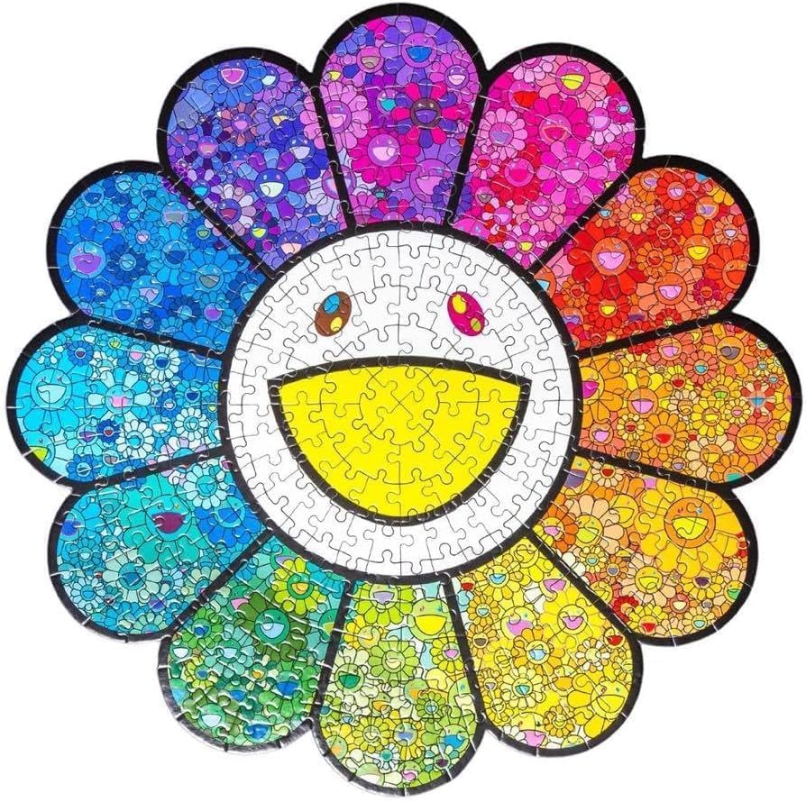 村上隆　新作　フラワー　Yonaguni ジグソーパズル 村上隆 フラワー型 ジグソーパズル Yonaguni Jigsaw Puzzle 楽天市場