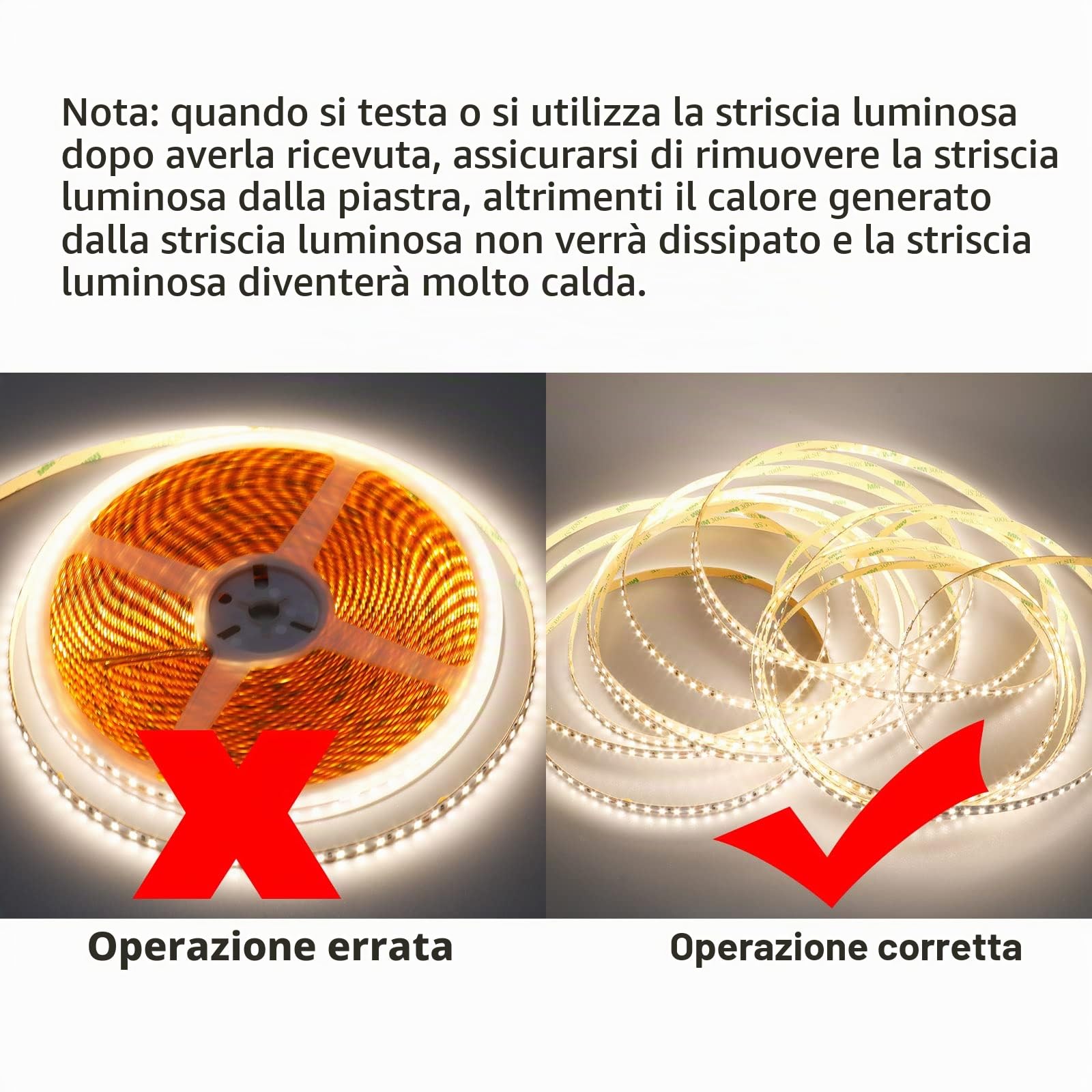GOMING 20M 24V Striscia LED Bianco Naturale 4000K Alta Densità 2400 LEDs | 144W Alta Luminosità 12000Lm Non Impermeabile IP20 Flessibile Nastri LED per Decorazione Interna(Alimentazione non Inclusa)