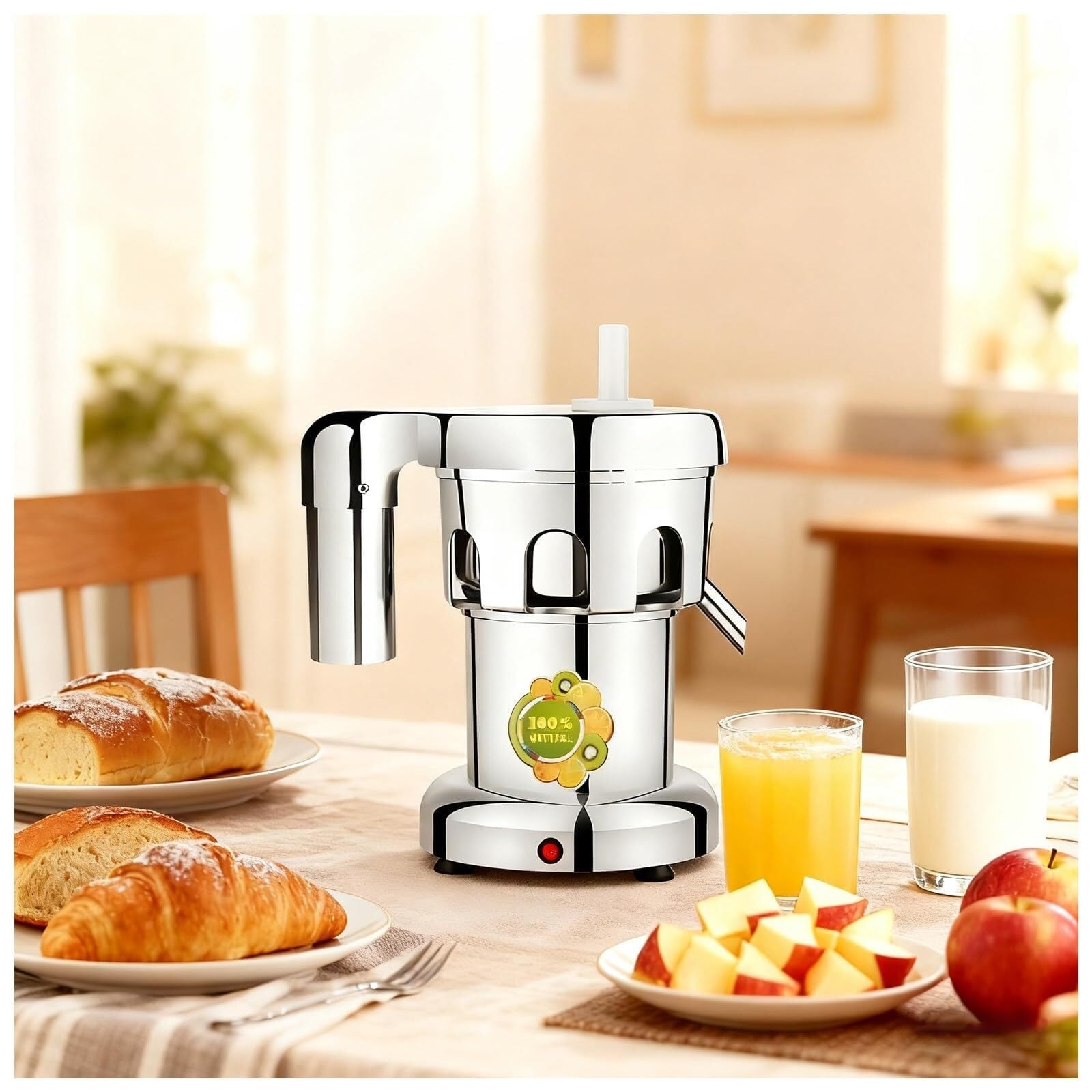 Estrattore Succo Professionale Centrifuga Elettrica Per Uso Intensivo Con Ampio Imbuto Alimentazione Filtro Macchina Per Succhi Di Frutta Verdura Per Negozi Di Succhi Ristoranti Bar(A2000(550W))