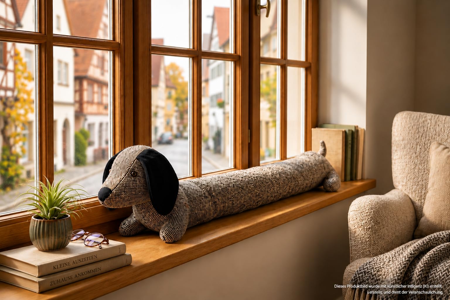 Fermaporta a forma di bassotto, paraspifferi per finestre, accessorio per la casa, decorazione con animali