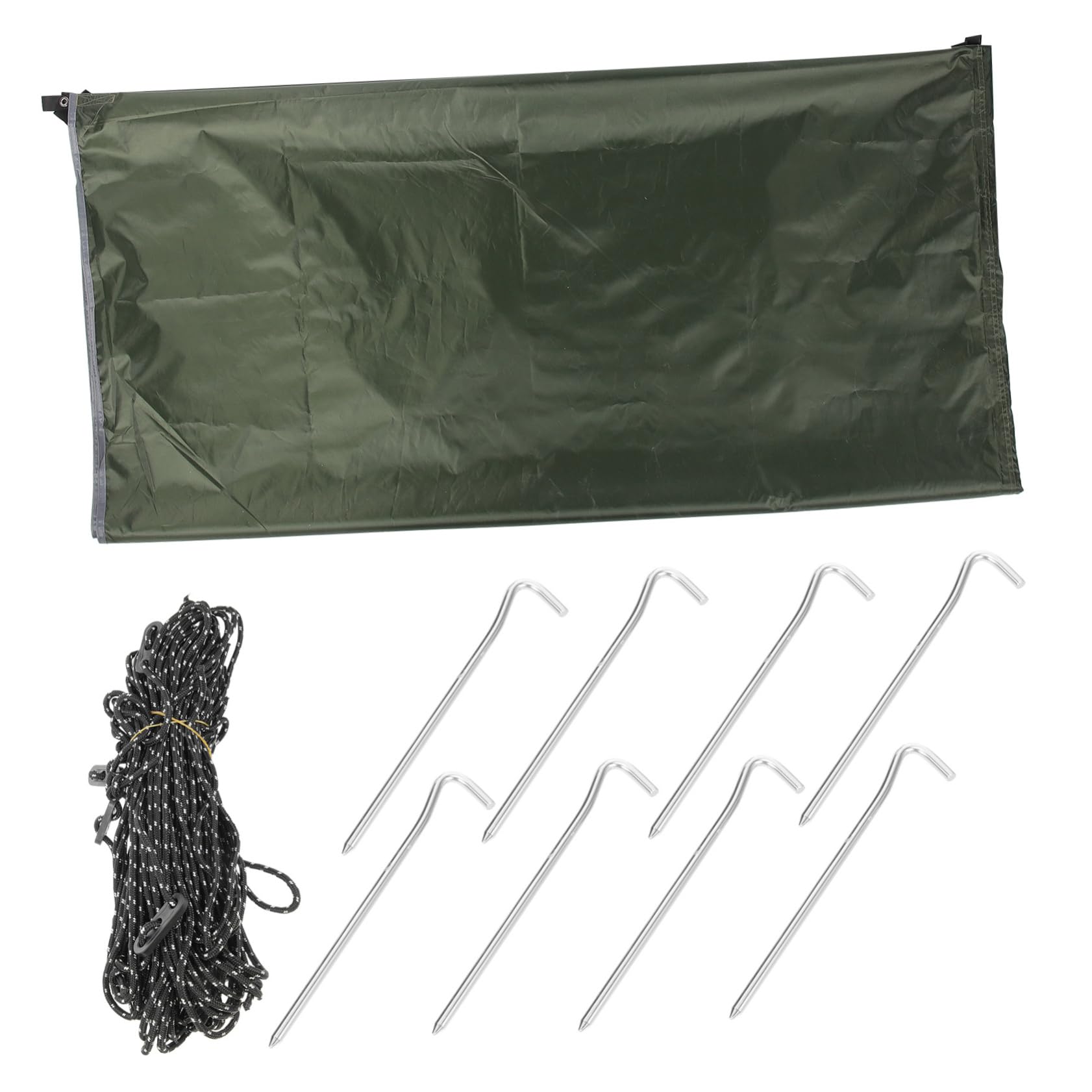 Milisten 1set Outdoor Camping Tarp Tent Uv Canopy for People Coated Oxford Portable Sunshade for Beach Picnic and Camping Activities