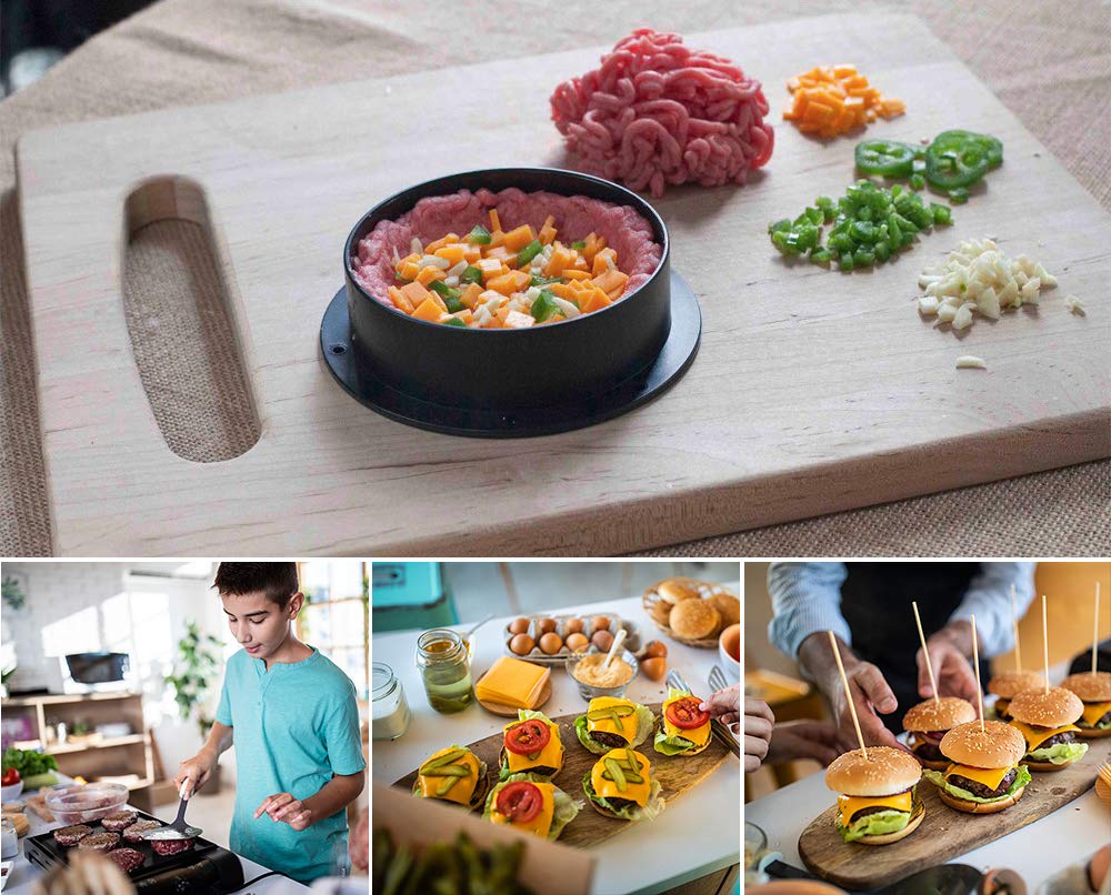 Presse À Hamburger Inox,Presse A Burger, Presse Hamburger 5.21In Presse