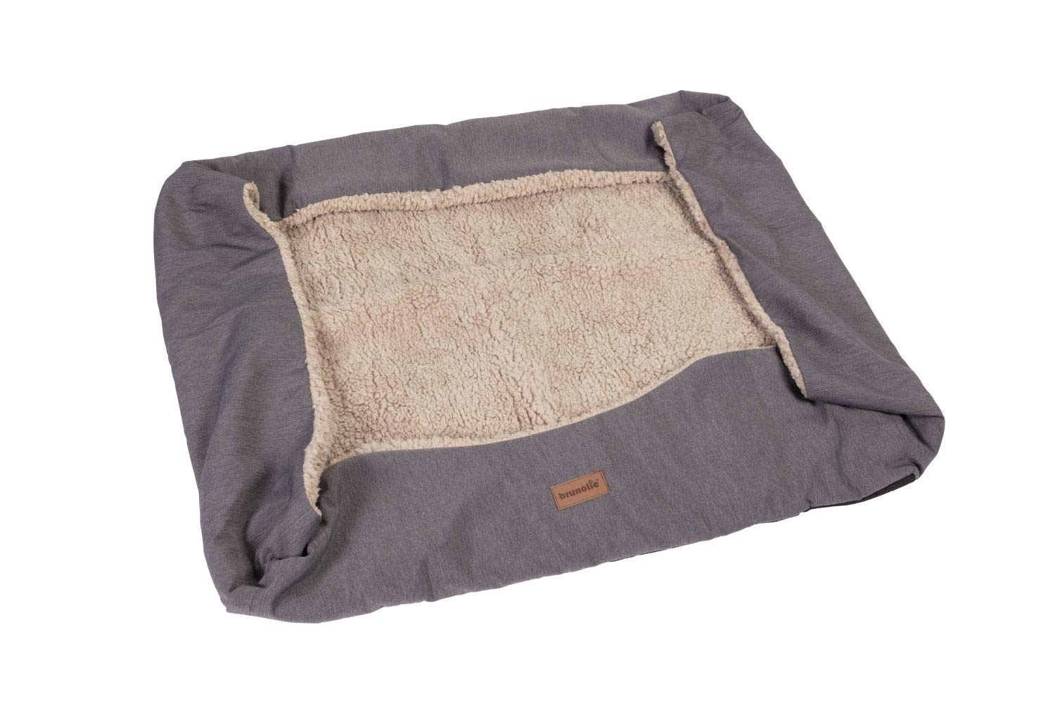 Wechselbezug Ersatzbezug für Emma,waschbar, hygienisch und rutschfest, Braun, Größe M, Beige