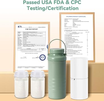 Portable Breast Milk Cooler for Outdoor, 22oz with 360° Cooler for 24 Hours