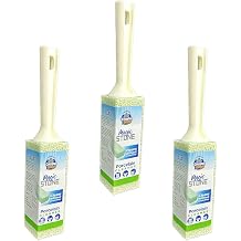 COMPAC HOME Magic-Stone Porcelain Cleaner with Handle, Made from Recycled Glass, Scouring Stick Toilet Cleaner, Removes Stubborn Lime Stains from Porcelain or Bathroom Fixtures, Pack of 3
