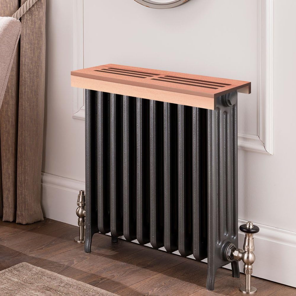 TFKitchens Cedar Wooden Radiator Cover Shelf, Radiator Size
