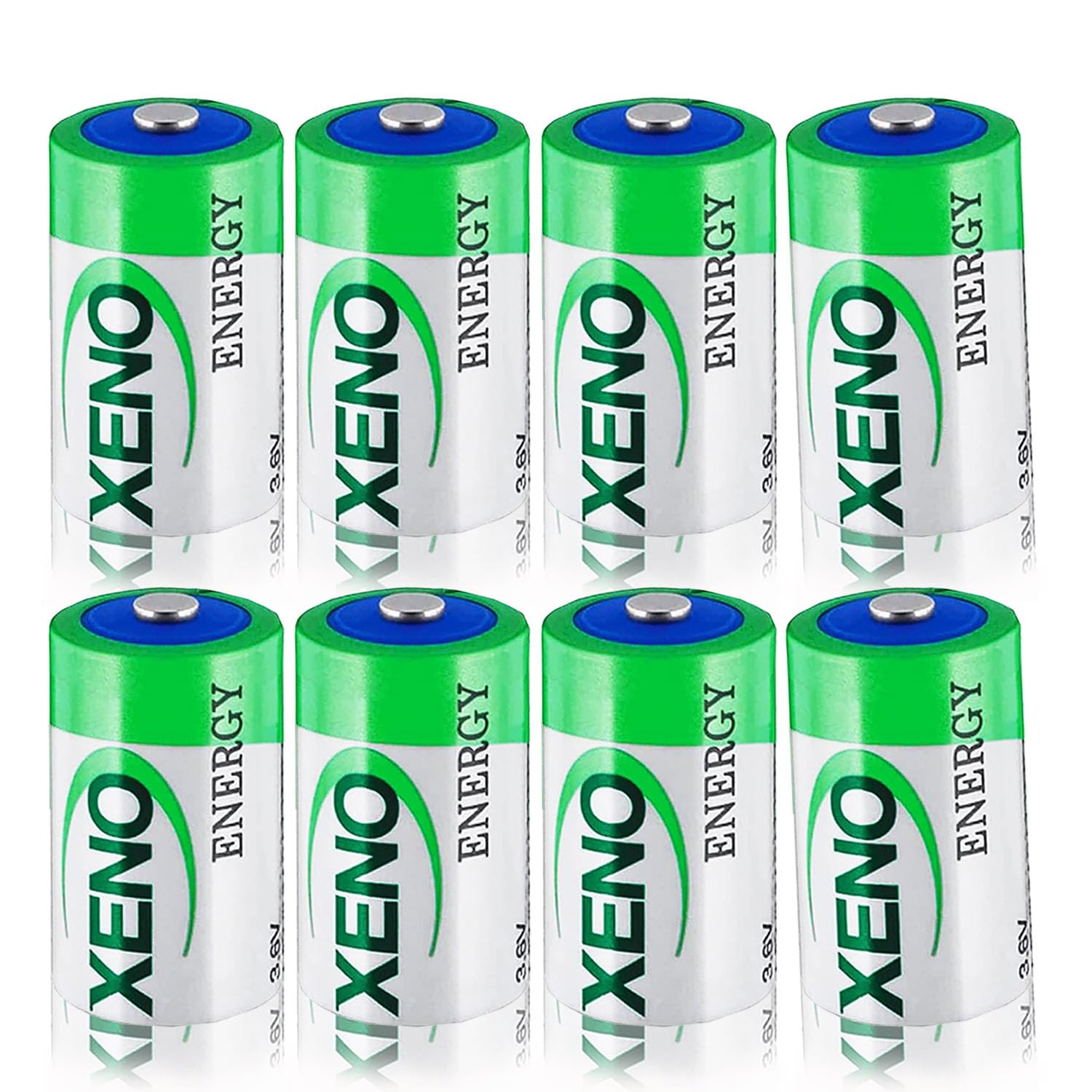 DZYZWSGFCLJX *[8 Pack] 19000mAh XL-205F D Std 3.6v Lithium Thionyl Chloride Battery for Xeno Energy XL-205F Battery, Non-Rechargeable