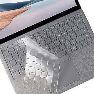 Keyboard Cover for Microsoft Surface Laptop 5/Laptop 4 13.5" 15",Surface Book 3 13.5" 15", Surface Laptop 3 13.5" 15", Surface Laptop Studio - 14.4" Surface Laptop Keyboard Protector -Rainbow-TPU