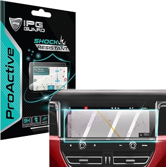 IPG ProActive Compatible with Porsche 2024 2025 Macan EV Turbo Electric 10.9" Navigation 9H Hardness Screen Protector Nano Ceramic Film Ultra Responsive High Clarity for MacEv10.9 Navi
