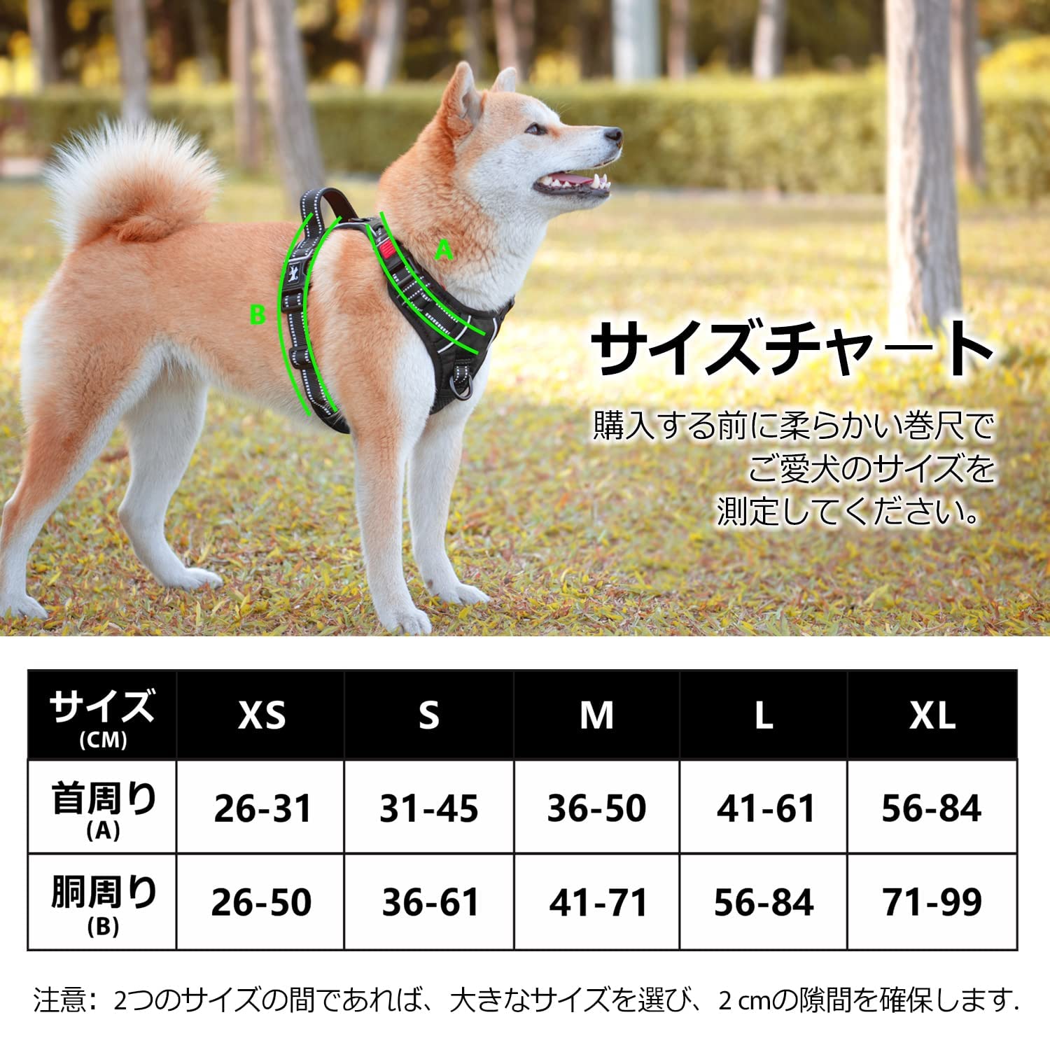 Amazon | PoyPet 犬ハーネス 首輪 胴輪 大型犬 ソフト 安全 簡単着脱