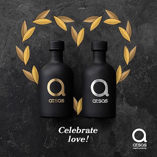 Miniatura 2 de ATSAS Aceite de oliva orgánico extra virgen  Aceite de oliva fenólico extremadamente alto galardonado  Mezcla de oro edición limitada y plateada