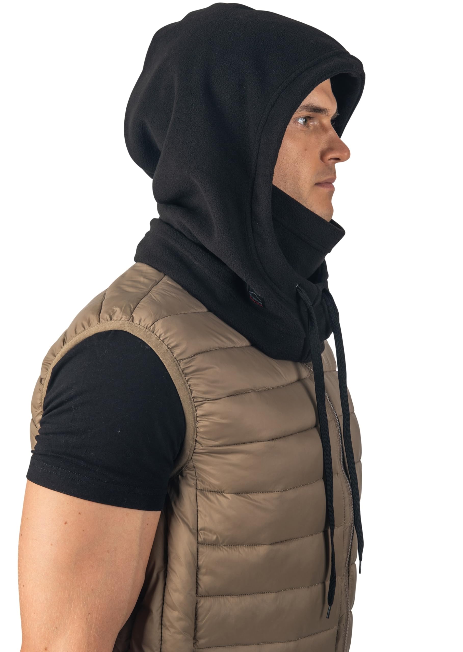Alpine Swiss Pasamontañas de forro polar para deportes de invierno, para la cabeza, casco, capucha, calentador de cuello, resistente al viento, para hombres y mujeres