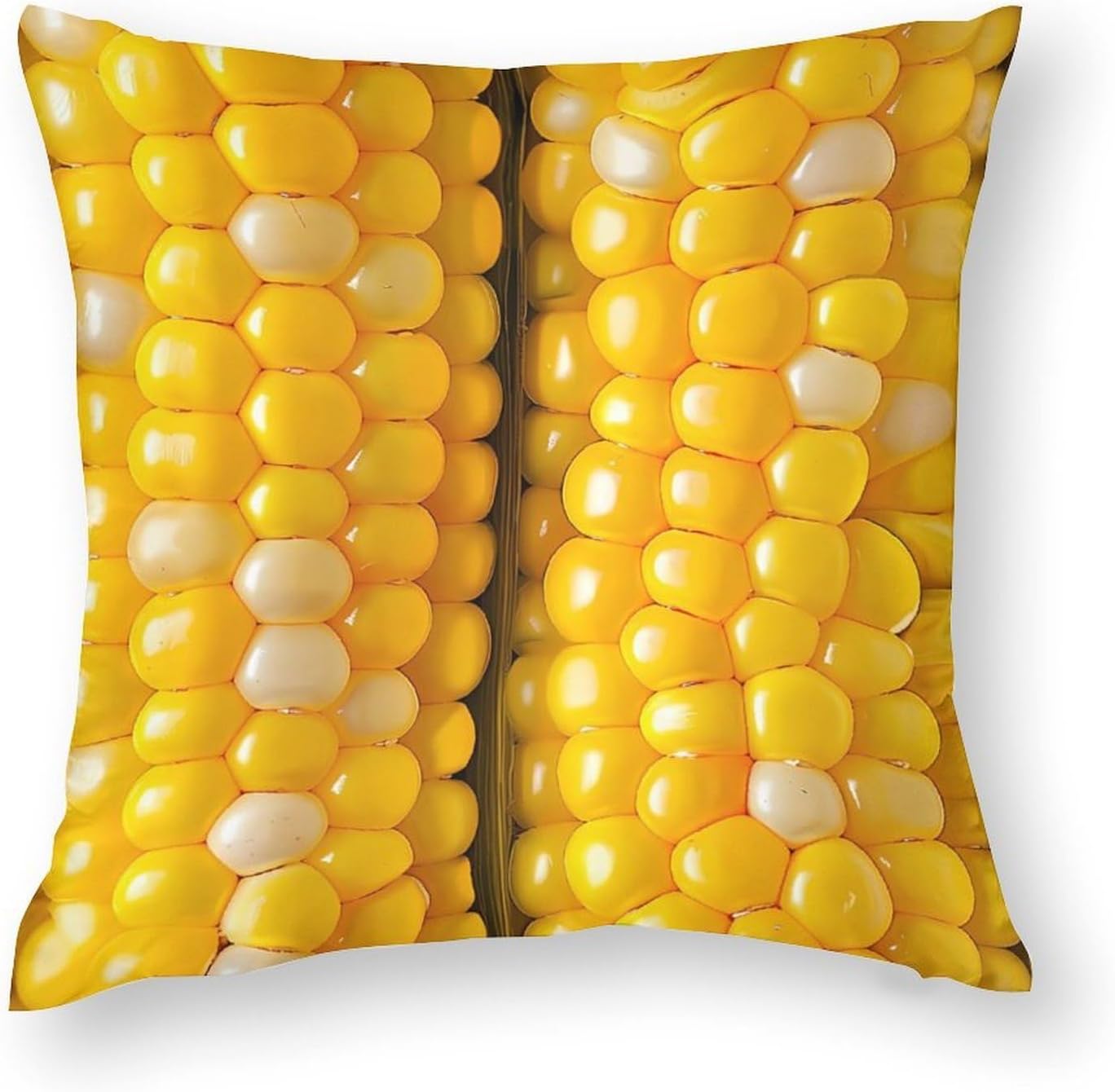 Yellow Corn Printed Throw Pillow Case 4 Pcs Soft Pillowcases Pillows Covers Sofa Bed Decor 12/14/16/17/18/20/22/24/32 Inches