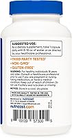 Vista 4 de Nutricost Picolinato de Zinc 50 mg, 240 cápsulas vegetarianas (3 botellas) - Sin gluten y sin OGM