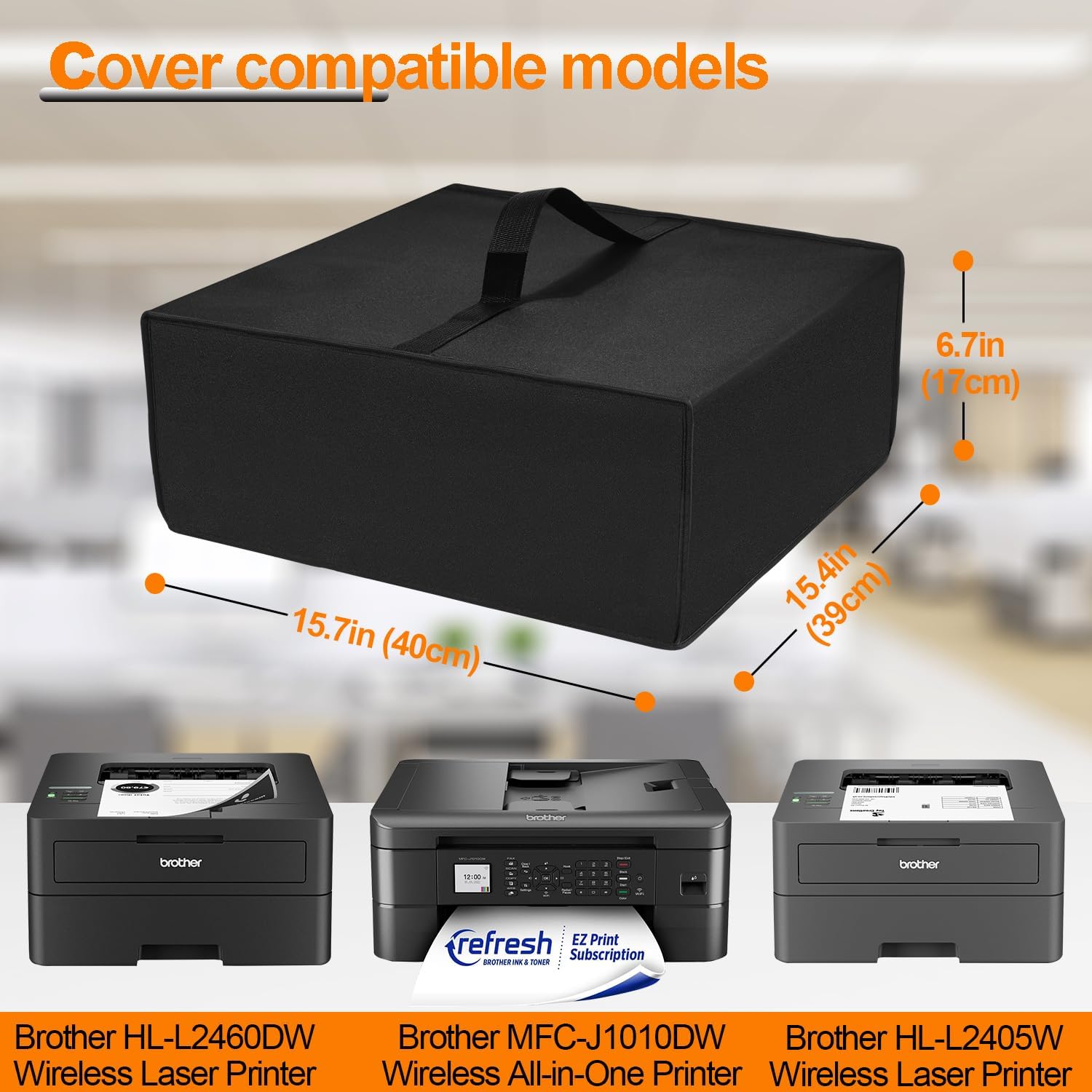 Cover for Brother HL-L2460DW/HL-L2405W Compact Laser Printer image 3